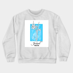 March Birth Flower - Jonquil Crewneck Sweatshirt